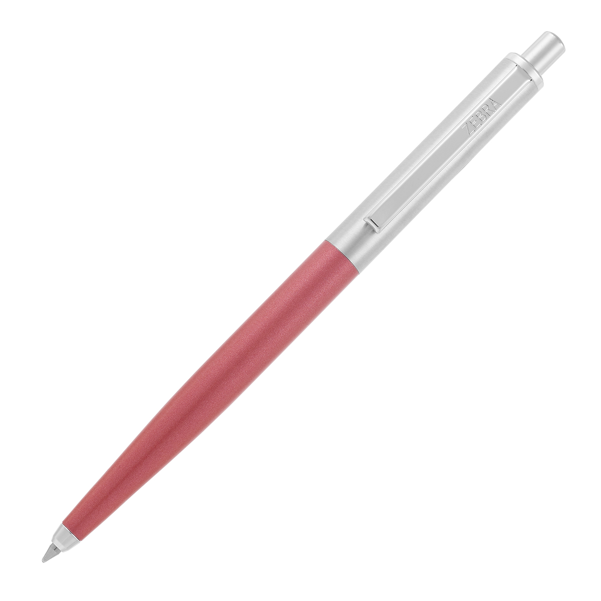 Kemični svinčnik  Zebra 901 0,7 moder izpis, srebrno rdeče telo
